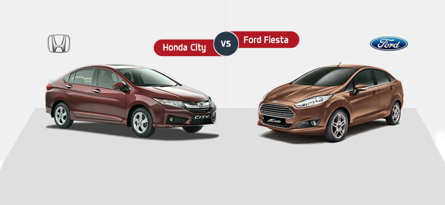 Comparison between Honda City and Ford Fiesta